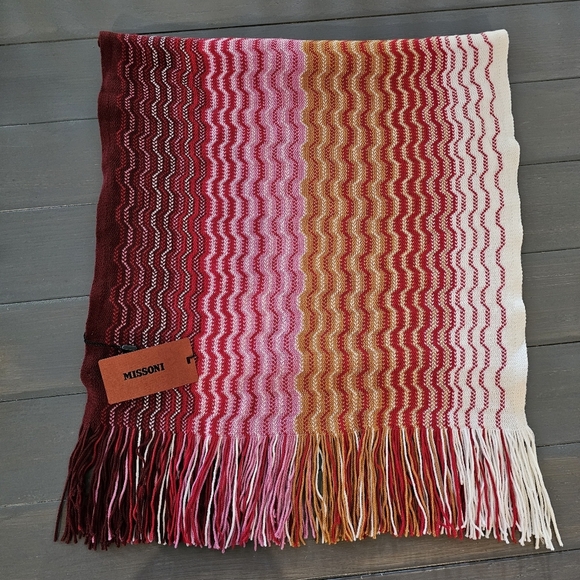 Missoni Sciappa Scarf Wool Blend made in  Italy NWT - Picture 1 of 13